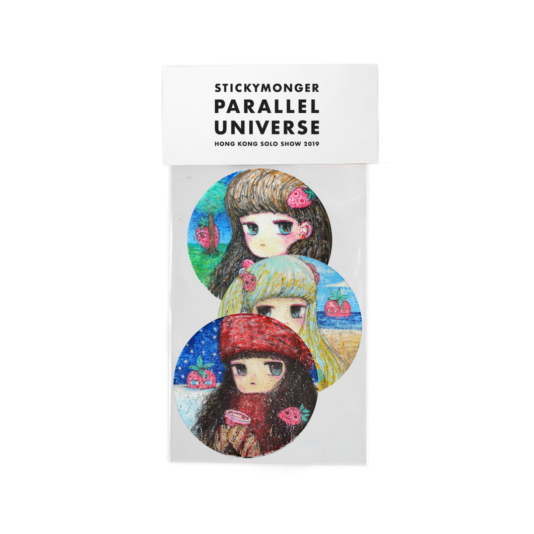 Stickymonger - Parallel Universe Limited Edition Sticker Set (Set C)